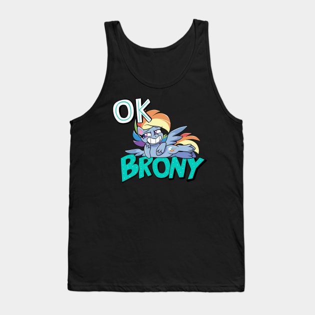 OK Brony Tank Top by Baja Gryphon